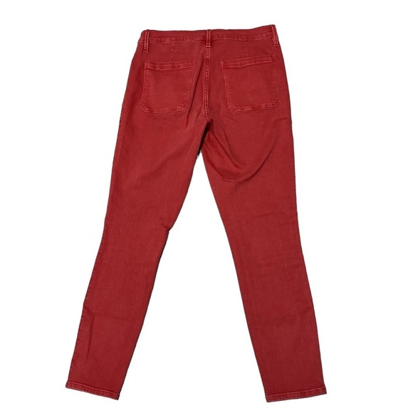 Frame Denim Le Bardot High Rise Skinny Ankle Jeans in Cherry Size 28 - Picture 6 of 14